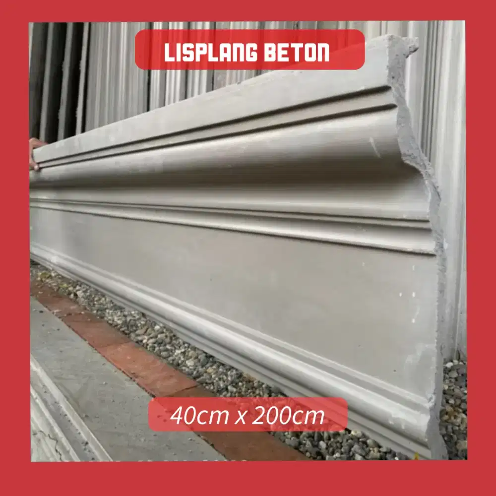 Lisplang, list profil ukuran 40cm x 200cm