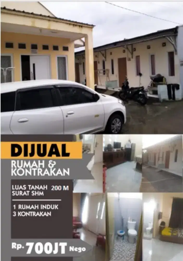 Dijual Rumah induk dan 3 kontrakan