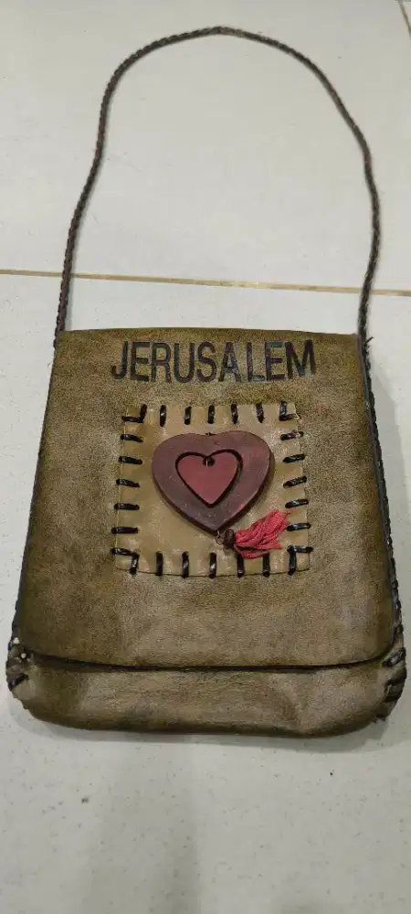 Jual Murah Tas Slempang Kulit Asli Jerusalem
