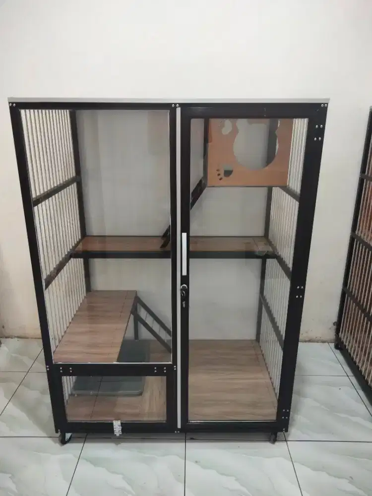 Kandang kucing aluminium