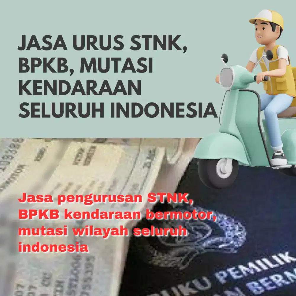 Biro jasa stnk, bpkb, mutasi kendaraan seluruh indonesia