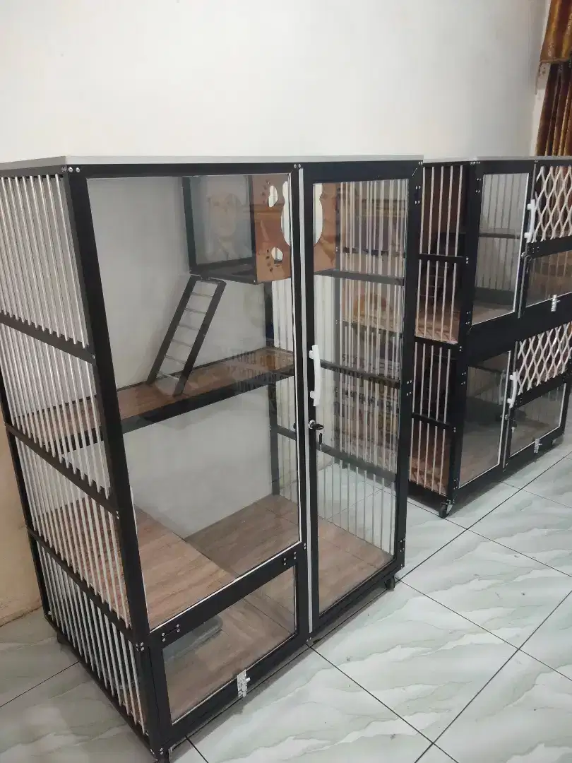 Kandang kucing aluminium
