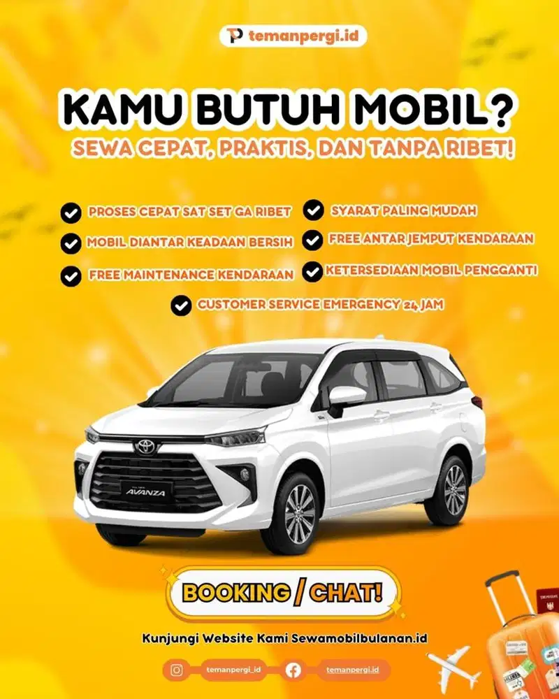 SOLUSI SEWA MOBIL BULANAN TERLENGKAP SEMUA JENIS MOBIL!