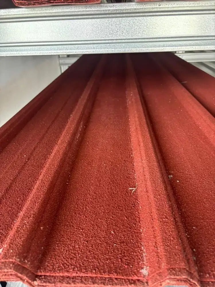 Galvalum pasir dan galvalum polos