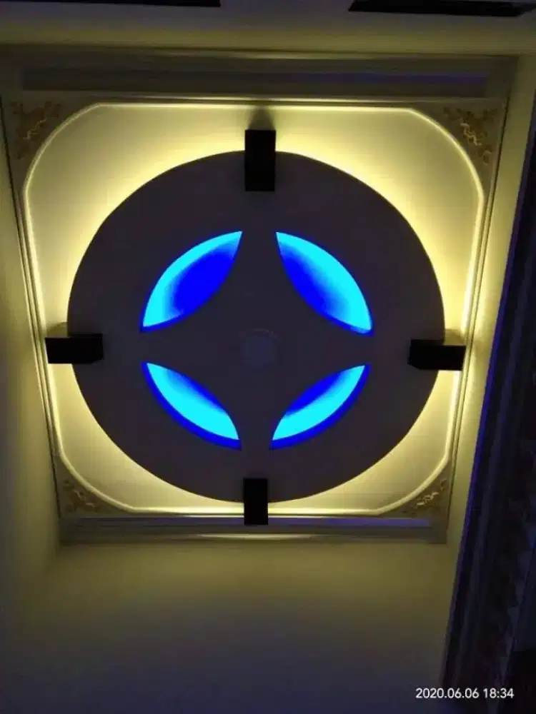 Pembuatan dekor plafon dan kanopi