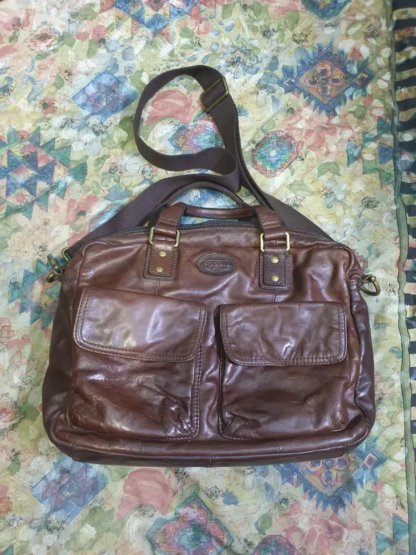Tas slempang fossil preloved