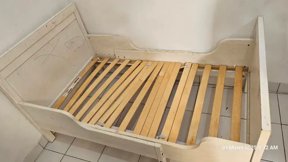 RANGKA TEMPAT TIDUR EXTEND IKEA ANAK INCLUDE KASUR / SUNDVIK IKEA