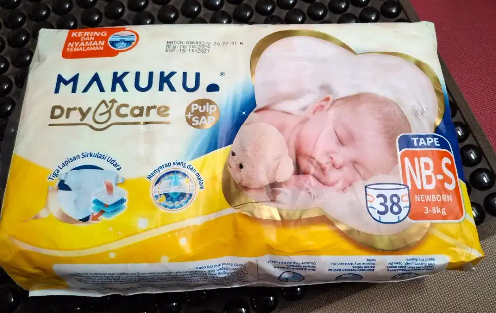 Makuku Dry Care Diapers NB-S