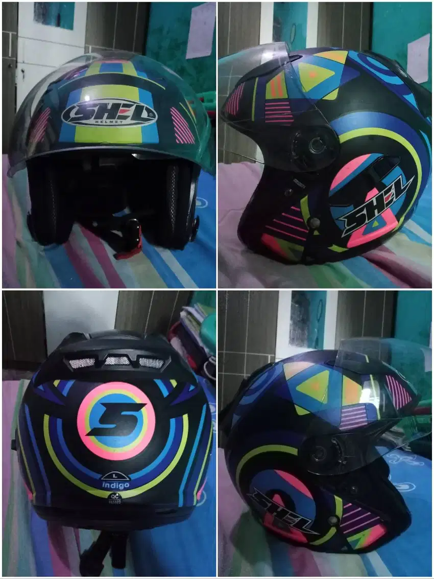 HELM SHELL SHARK DOUBLE VISOR