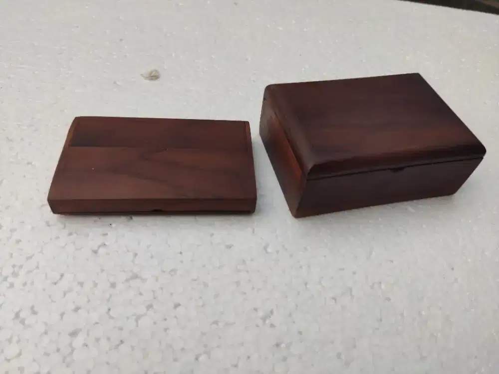 Tempat kartu nama jadul Asli Kayu meranti