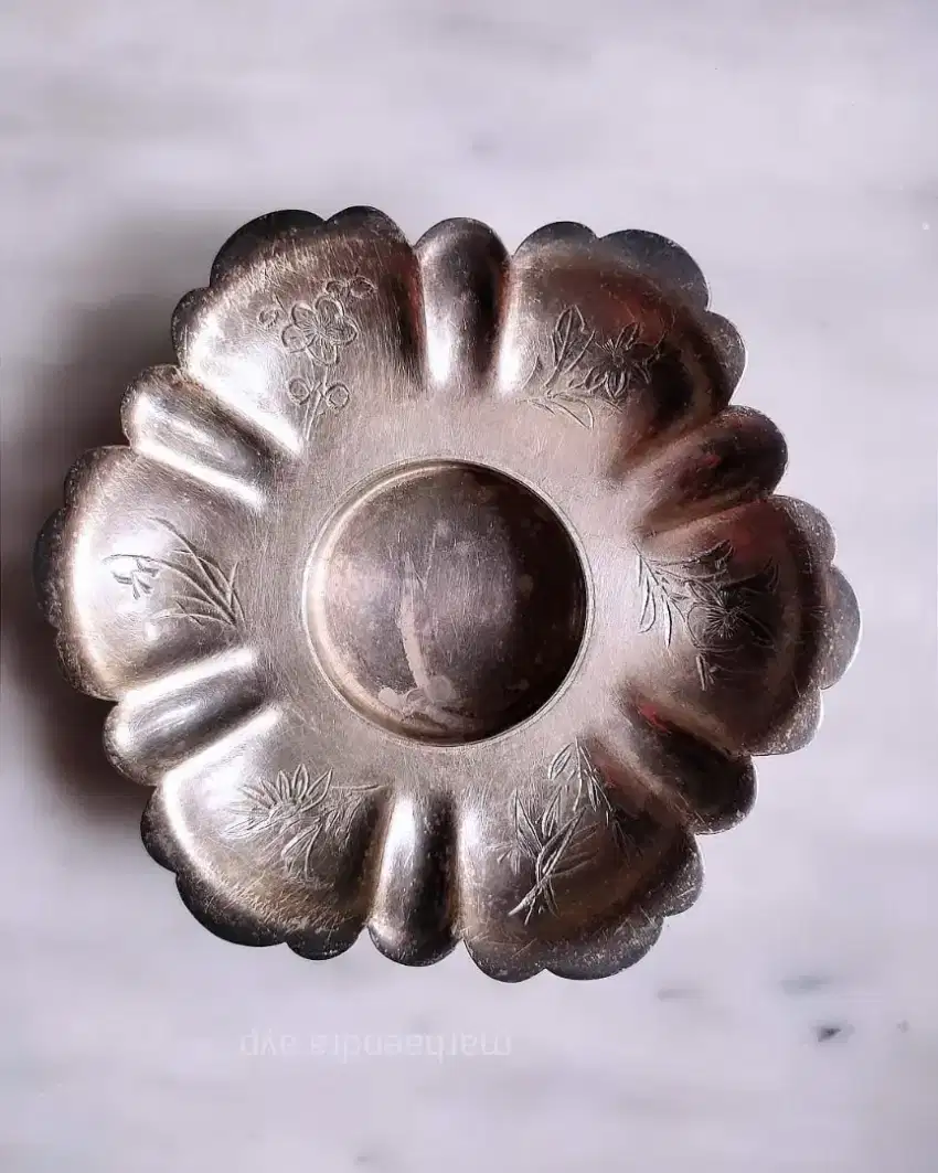 Tempat lilin peranakan oriental jadul antik vintage kuno