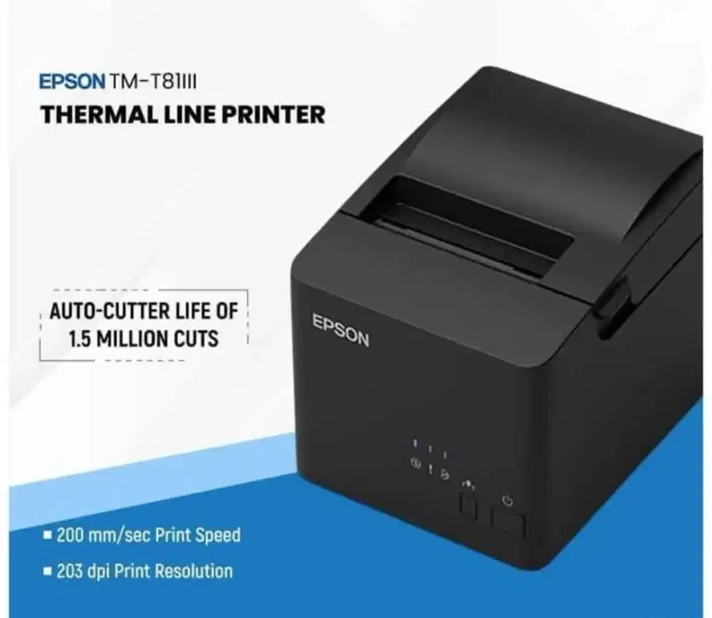 Printer Epson Thermal Murah resi label barcode kasir Like New