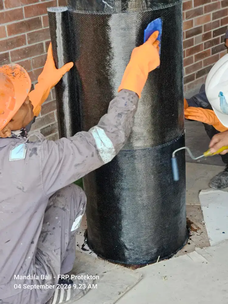 Kontraktor Perkuatan penguatan Struktur Beton, CarbonWrap Carbon FRP