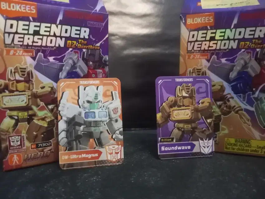 Blokees Transformer ultra magnus soundwave mainan kuat robot