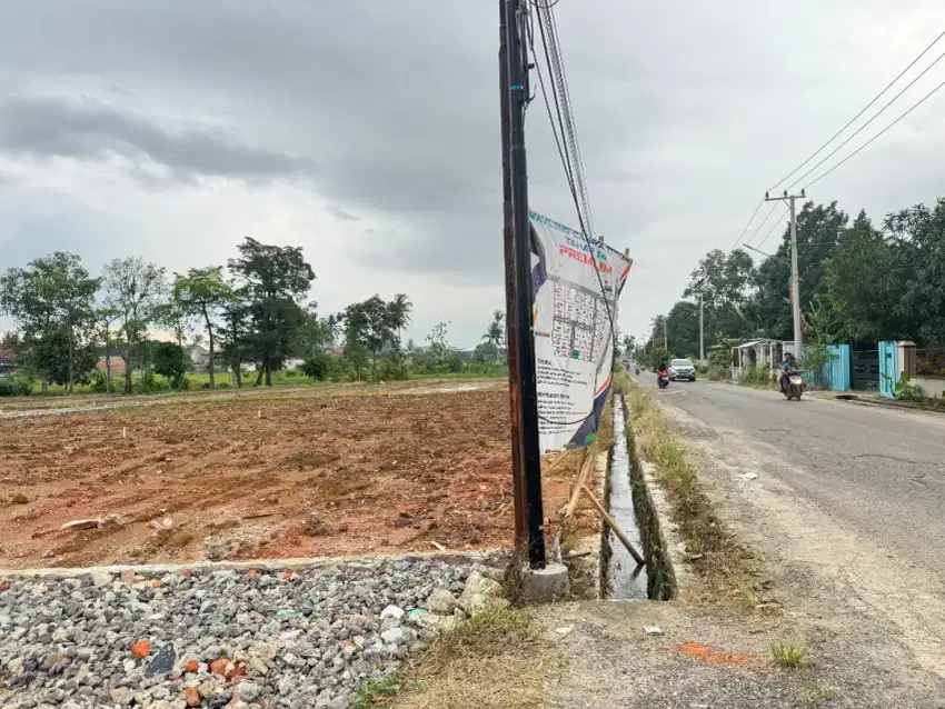 Tanah lokasi Ganjar agung metro barat dekat masjid Nurul Huda
