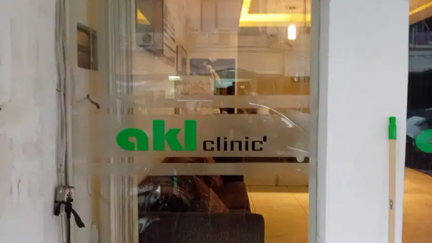 Stiker sanblas cutting manual yang bisa untuk kantor sedia kaca film