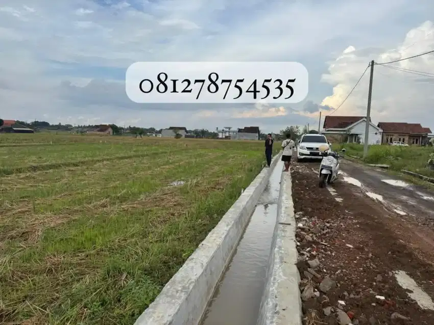 Tanah dijual samping kolam renang palem indah metro barat