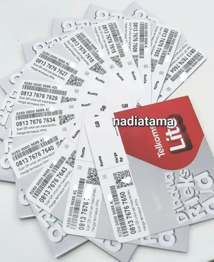 Nomor Cantik Simpati 767676 xx