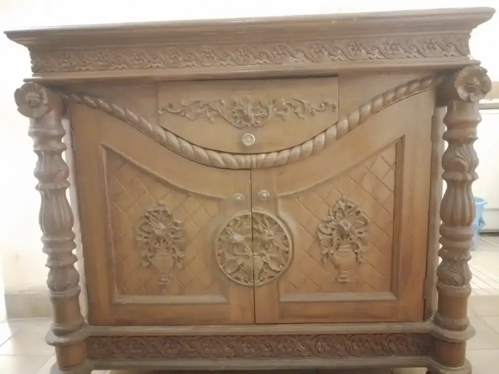 Jual meja bufet jati