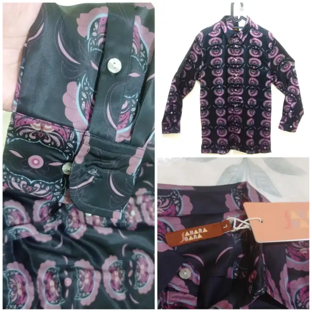 Kemeja Batik Lengan Panjang