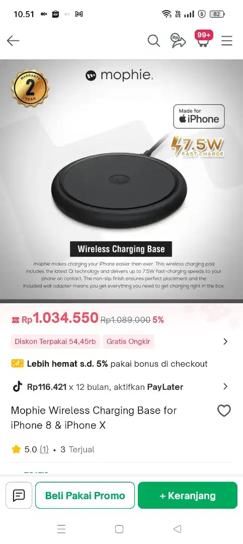Wireless Charger Mophie
