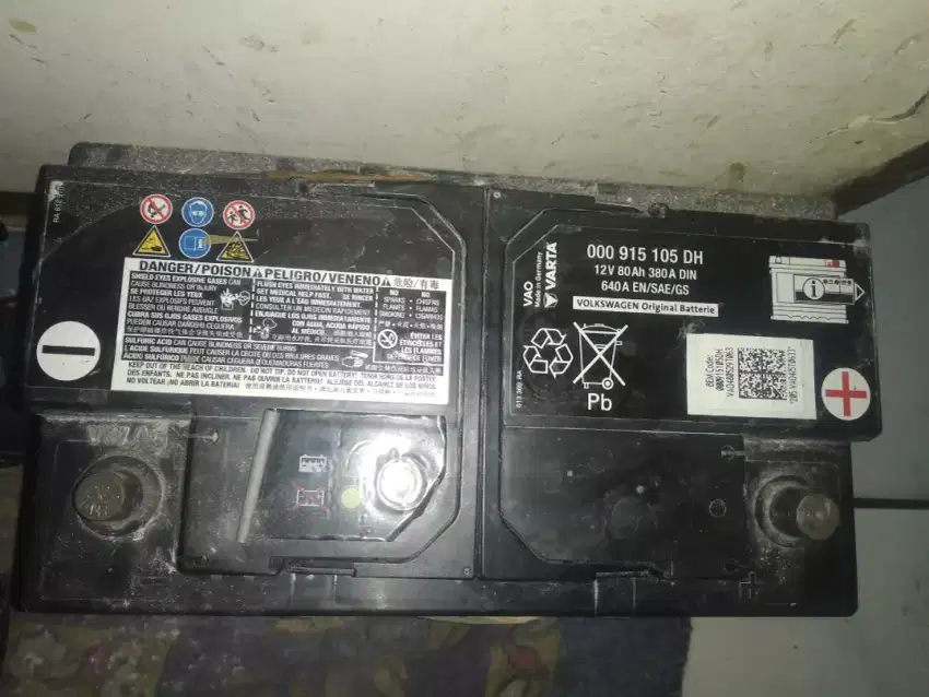 Aki Volkswagen DIN 380A 80 Ampere