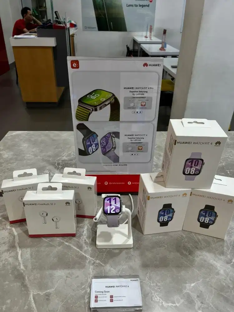 HUAWEI WATCH FIT 4 PROMO DAPAT FREE BUDS CASH CICILAN BISA
