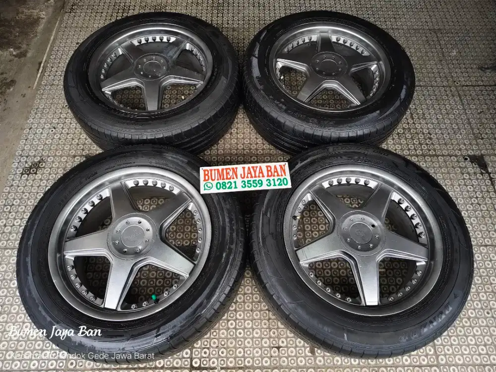 Velg Racing R18 pcd 5x114 7,5 jj et 42 untuk xtrail crv vitara dll