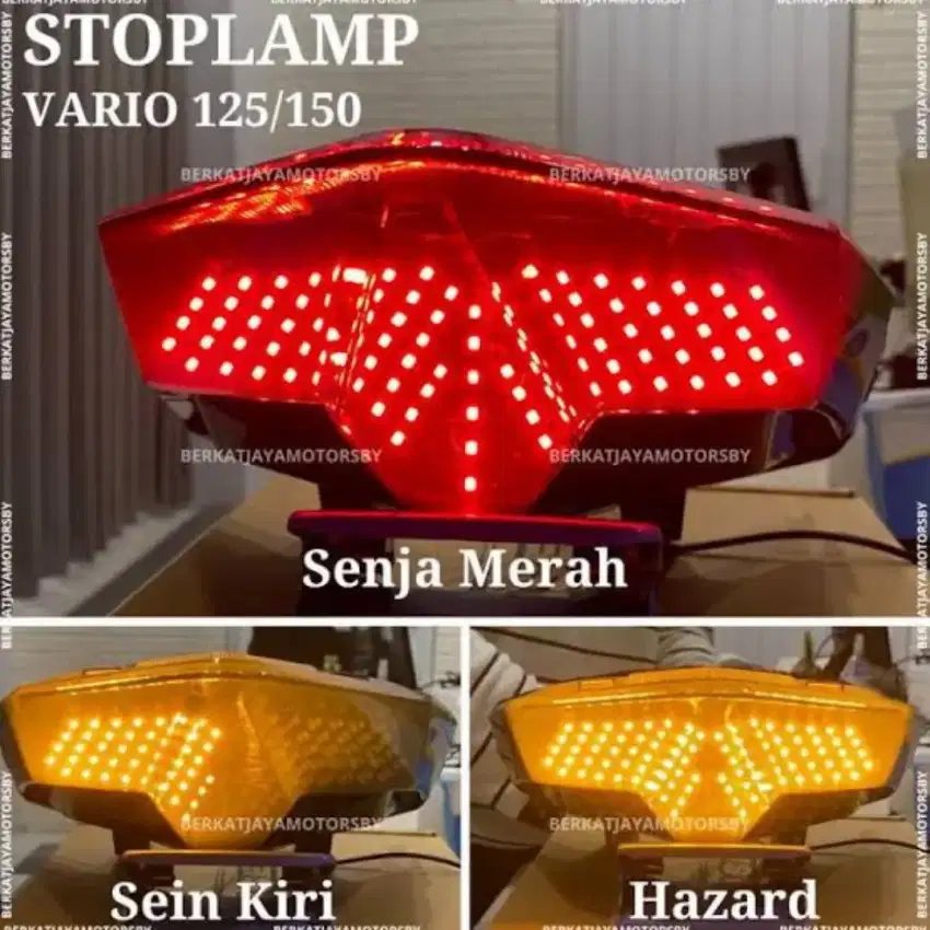 Stoplamp Running X-CASE, manual, vario 125/150