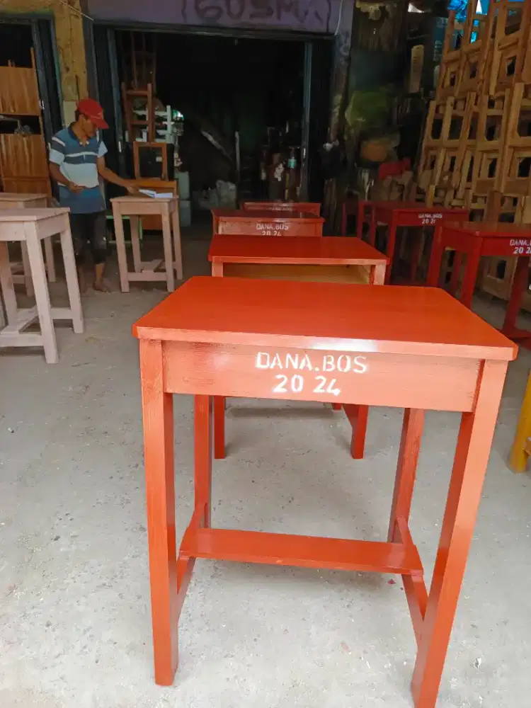 Meja sekolah siswa single