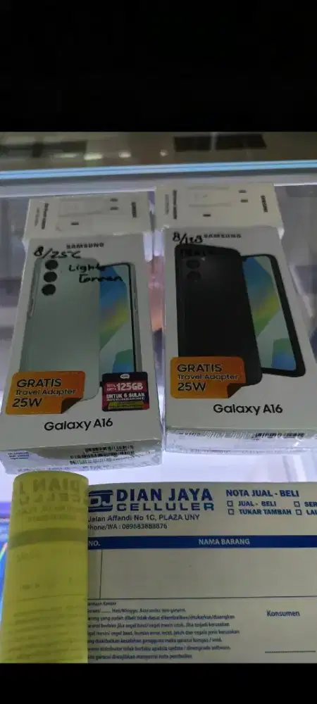 Samsung galaxy A16 8/256 danrom128gb resmi