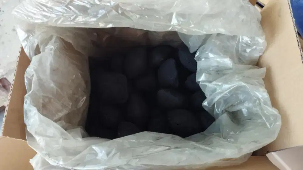 Arang kayu Dan Briket Bantal.