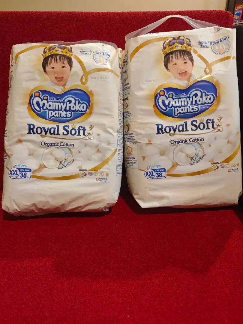 Mamypoko Royal Soft Celana Boy ukuran XXL 38 PCS