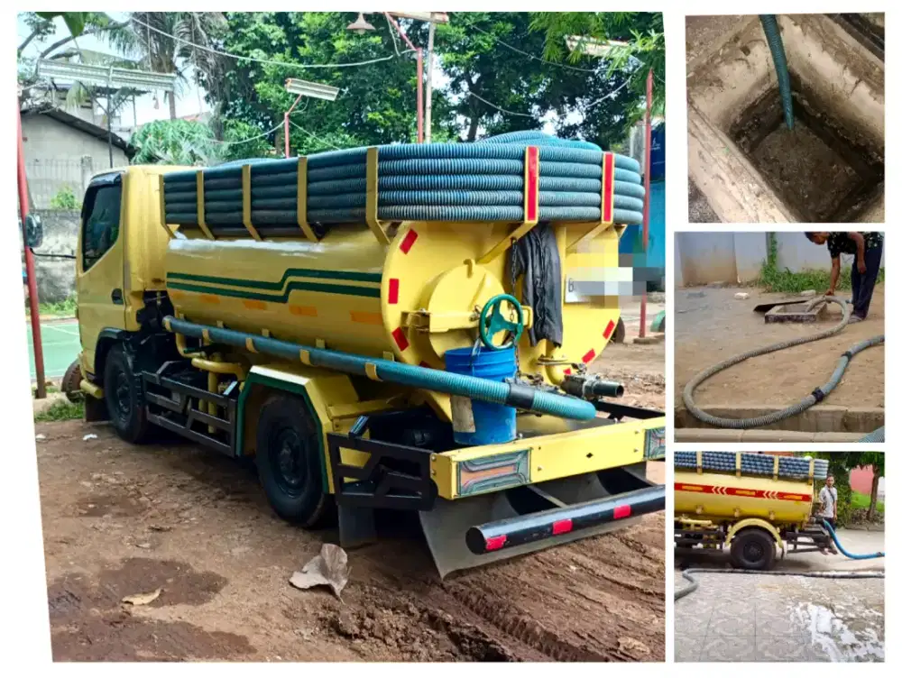 SEDOT WC KURAS LUMPUR TINJA LIMBAH STP & TEMBAK MAMPET. JAKARTA UTARA