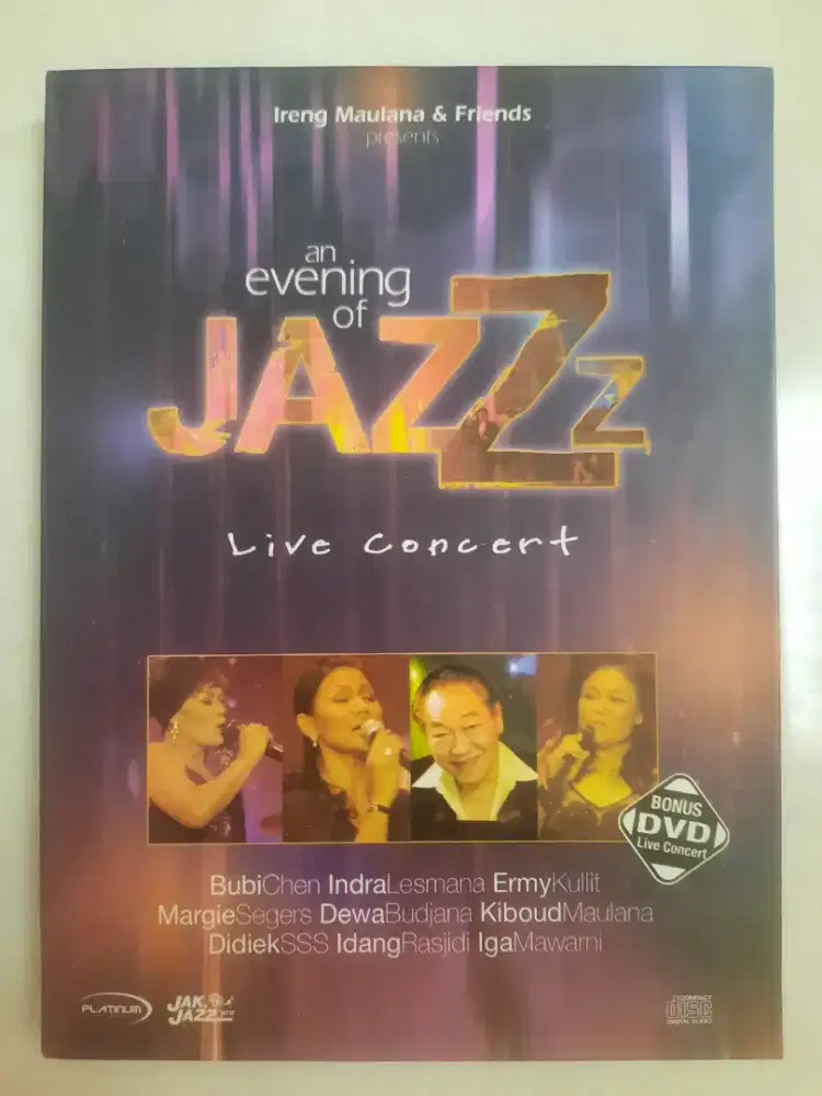 CD DVD ORIGINAL JAZZ LIVE CONCERT