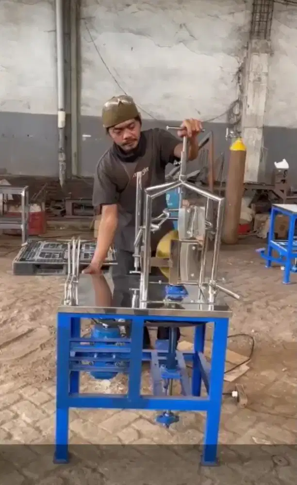 mesin pengupas kelapa muda bahan baja stainless