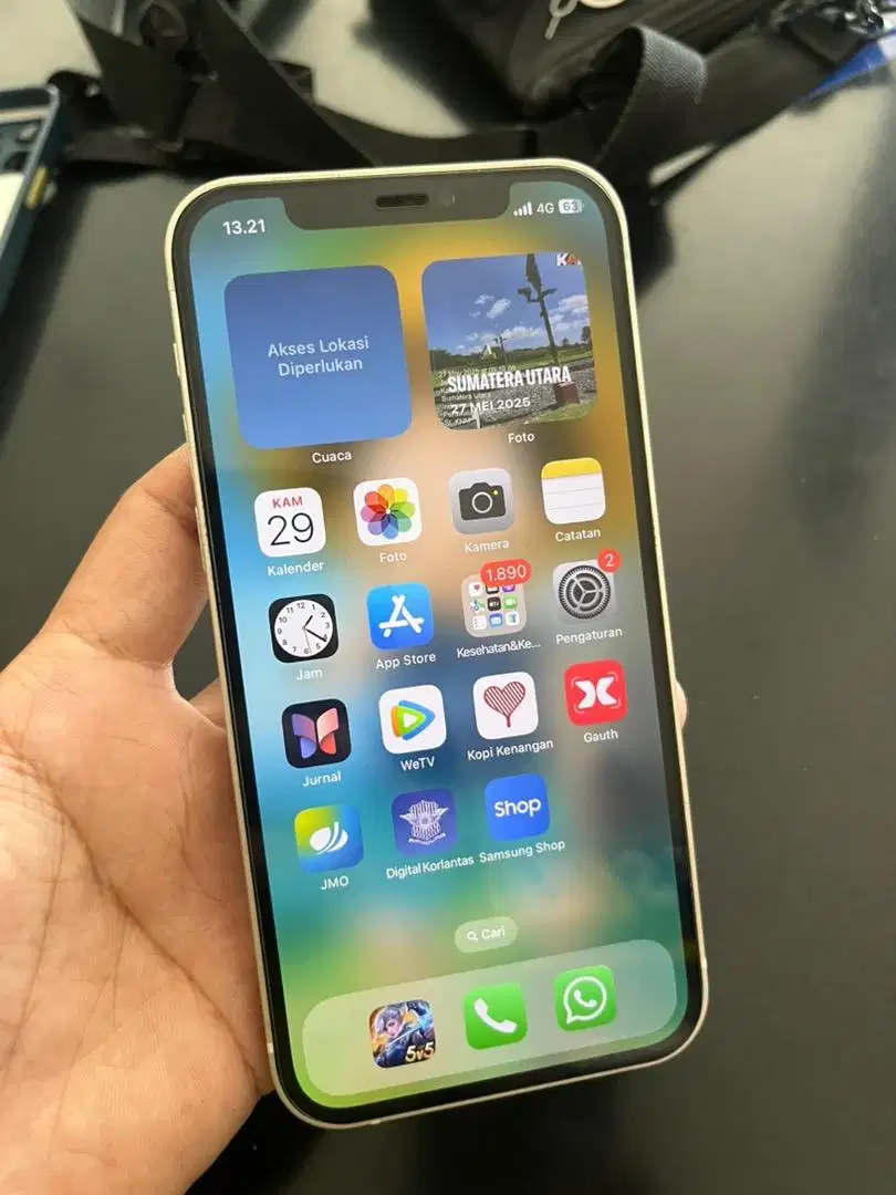 iPhone 12 128GB Fullset Inter All Operator Mulus Nominus Nolecet