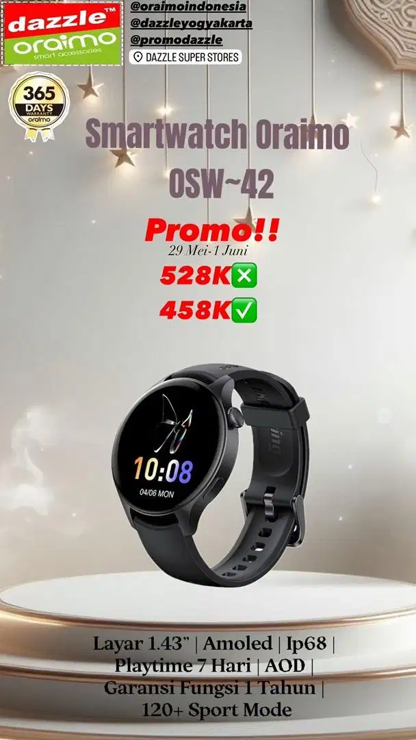 Smartwatch Oraimo OSW-42