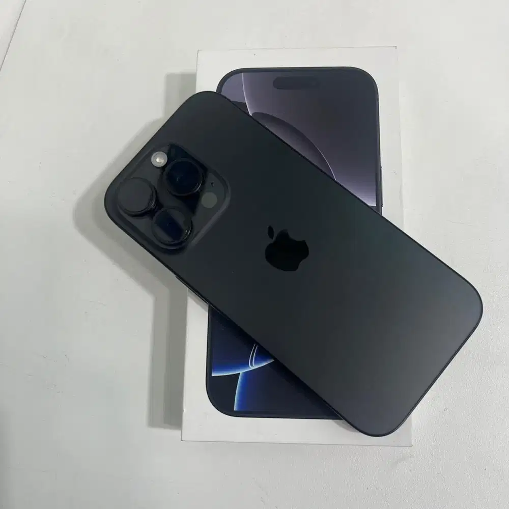 Iphone 16 pro black resmi iBox