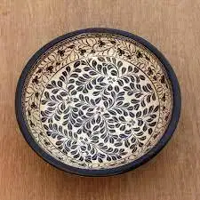 Bowl dan Plate Kayu Batik