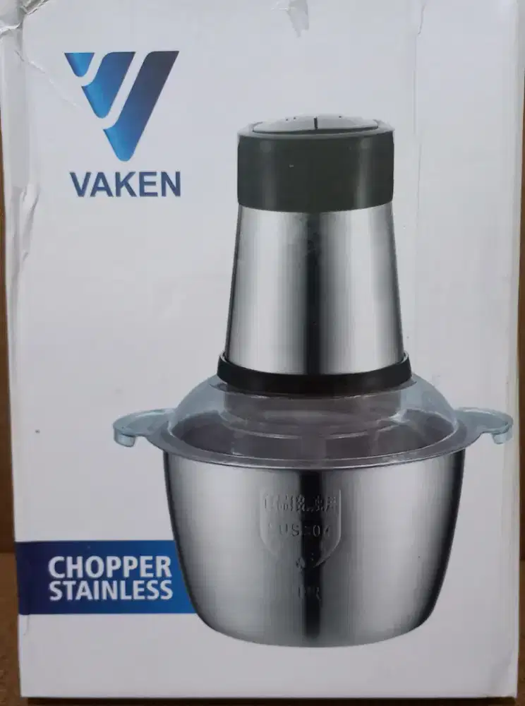 CHOPPER FOOD PROCESSOR VAKEN STAINLESS STEEL