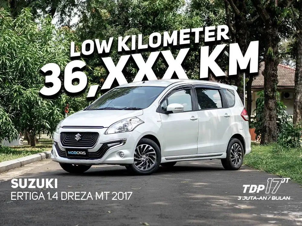 TDP 17 JUTAAN FREE GARANSI MESIN ERTIGA DREZA 2017 MT PUTIH MOBCARS