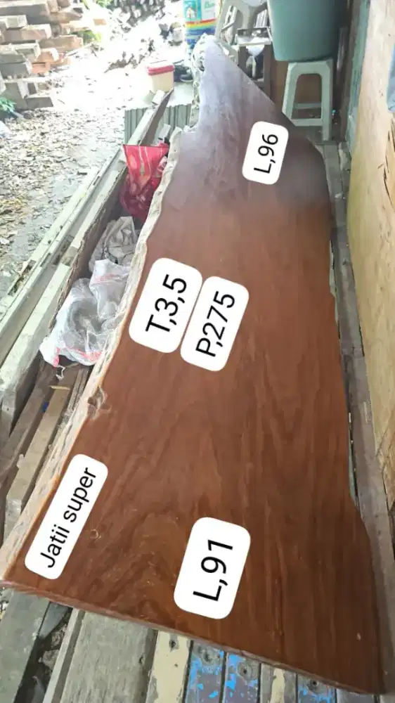 Jati kuno bahan ex rumah kolonial Belanda