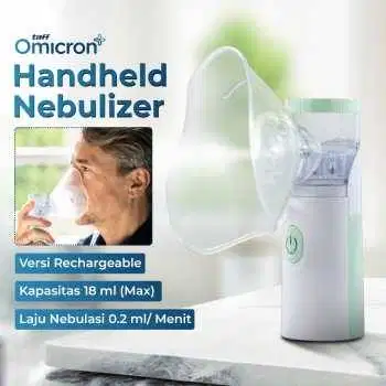 Alat Terapi Pernapasan Handheld Nebulizer Inhaler Atomizer Versi Recha