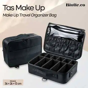 Tas Kosmetik Make Up Travel Organizer Bag Wanita 36x26x13cm