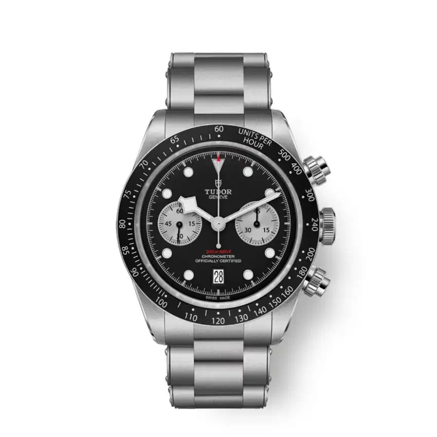 Tudor Heritage Blackbay Black Bezel Chronograph Bracelet 41 mm - New