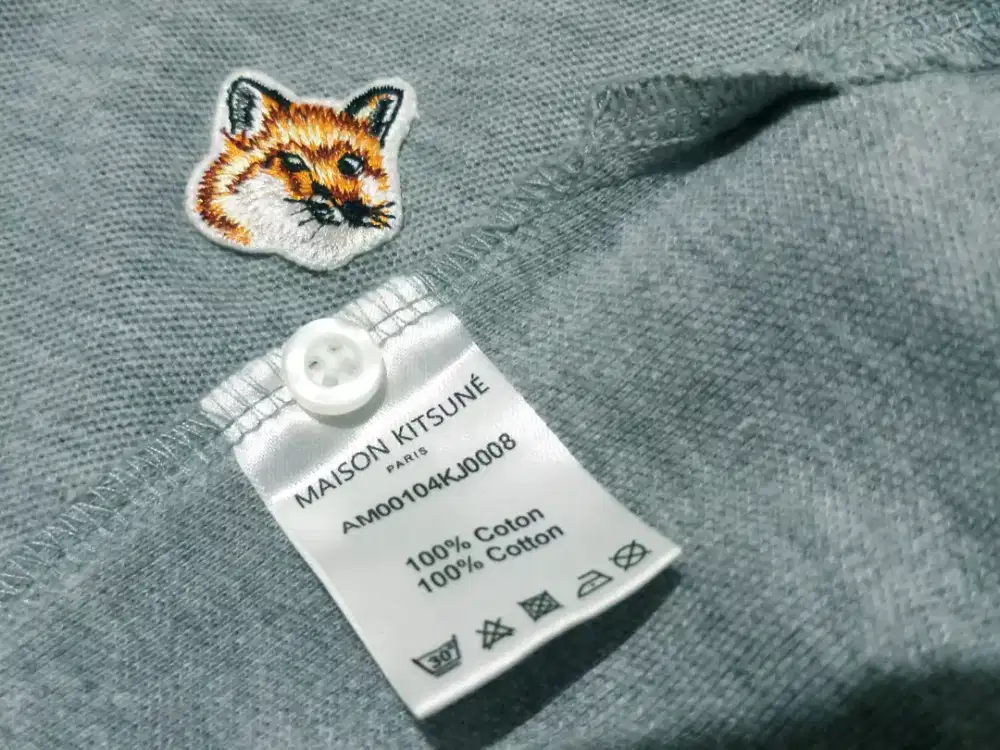 MAISON KITSUNE Original Likenew 2x pakai Gucci Hermes Versace Lv Bally