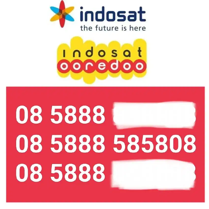 nomor cantik indosat varian 3 angka 085    4G LTe angka besar