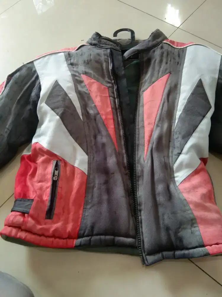 Jaket touring busa tebal