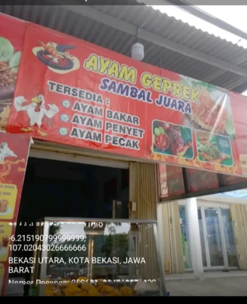 Over Usaha Ayam Geprek